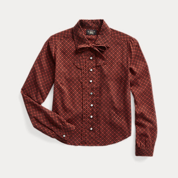 Ralph Lauren | RRL | Cotton Voile Shirt | Size 0 xxs - Picture 3 of 10